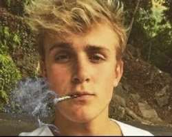 Jake Paul smoking
